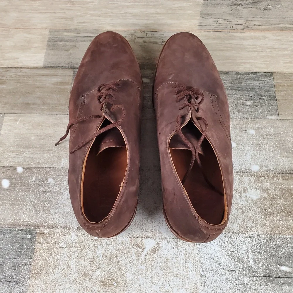 Sebago Mens‎ Oxford Shoes Sz 12 W Brown Comfort Lace Up Low Top Round Toe